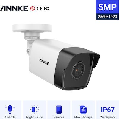 ANNKE I51DL01 5MP 3K 2.8mm IP POE bullet camera με μικρόφωνο