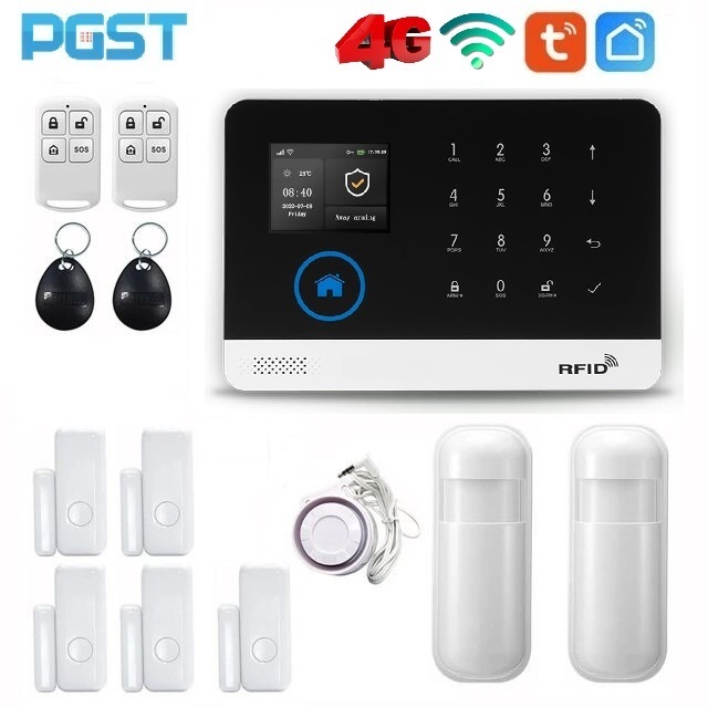 PGST Ασύρματο σύστημα συναγερμού Tuya Smart Life PG-103-D  4G/Wi-Fi