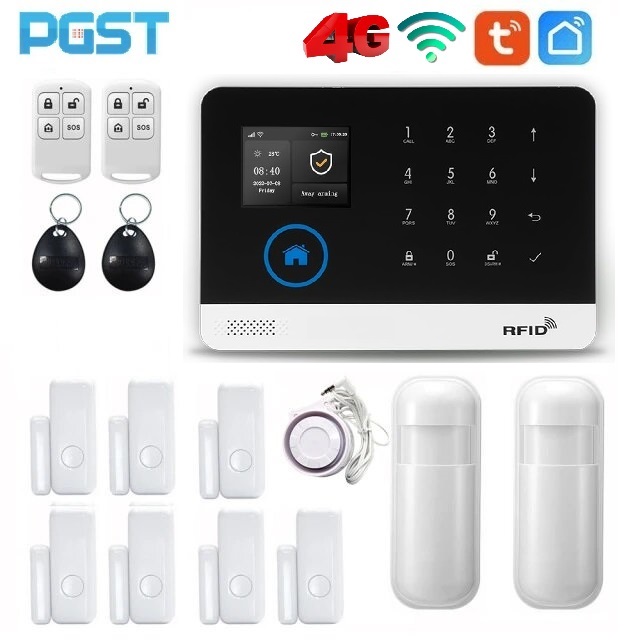 PGST Ασύρματο σύστημα συναγερμού Tuya Smart Life PG-103-E  4G/Wi-Fi