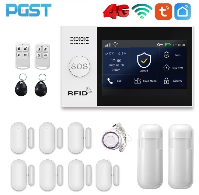 PGST Ασύρματο σύστημα συναγερμού Tuya Smart Life PG-107-E  4G/Wi-Fi