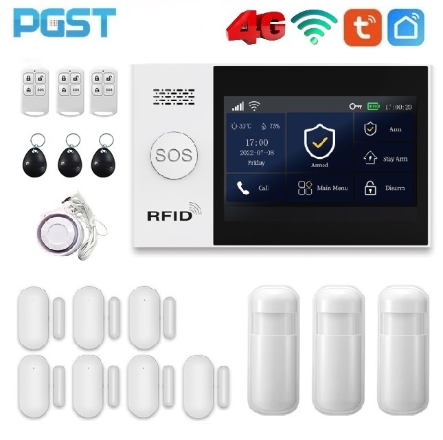 PGST Ασύρματο σύστημα συναγερμού Tuya Smart Life PG-107-F  4G/Wi-Fi