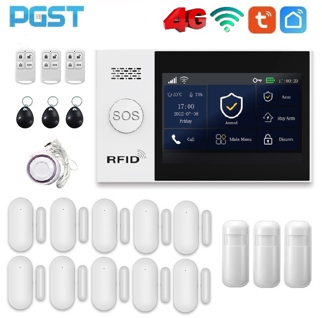 PGST Ασύρματο σύστημα συναγερμού Tuya Smart Life PG-107-H  4G/Wi-Fi