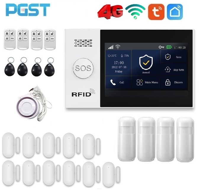PGST Ασύρματο σύστημα συναγερμού Tuya Smart Life PG-107-J  4G/Wi-Fi