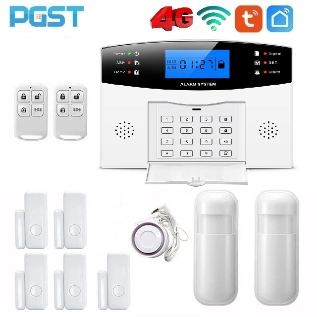 PGST Ασύρματο σύστημα συναγερμού Tuya Smart Life PG-500-D 4G/Wi-Fi