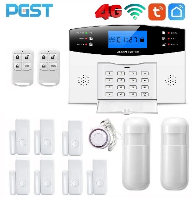PGST Ασύρματο σύστημα συναγερμού Tuya Smart Life PG-500-E 4G/Wi-Fi