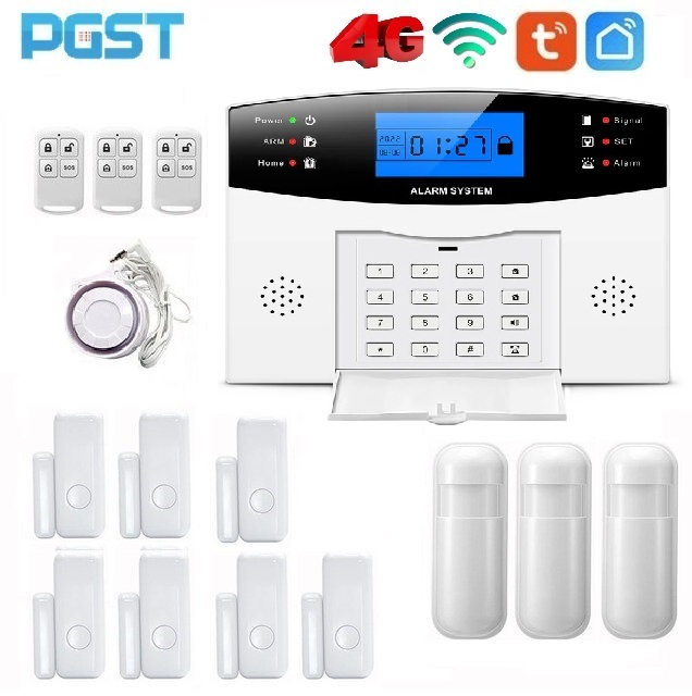 PGST Ασύρματο σύστημα συναγερμού Tuya Smart Life PG-500-F  4G/Wi-Fi