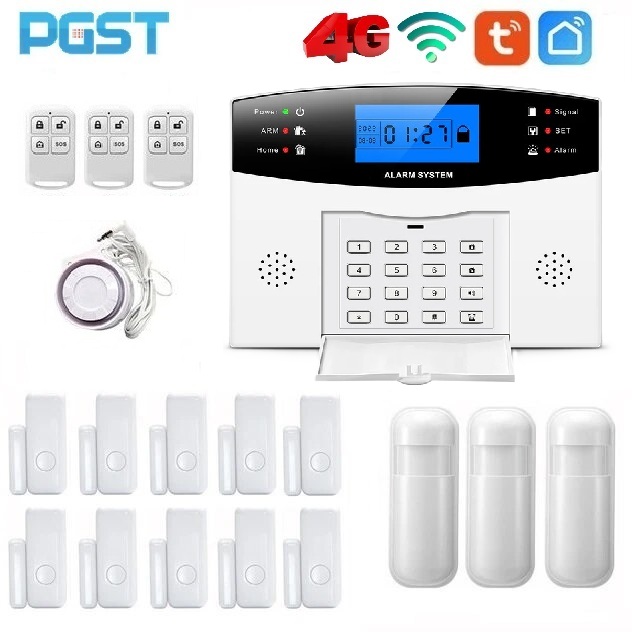 PGST Ασύρματο σύστημα συναγερμού Tuya Smart Life PG-500-H  4G/Wi-Fi