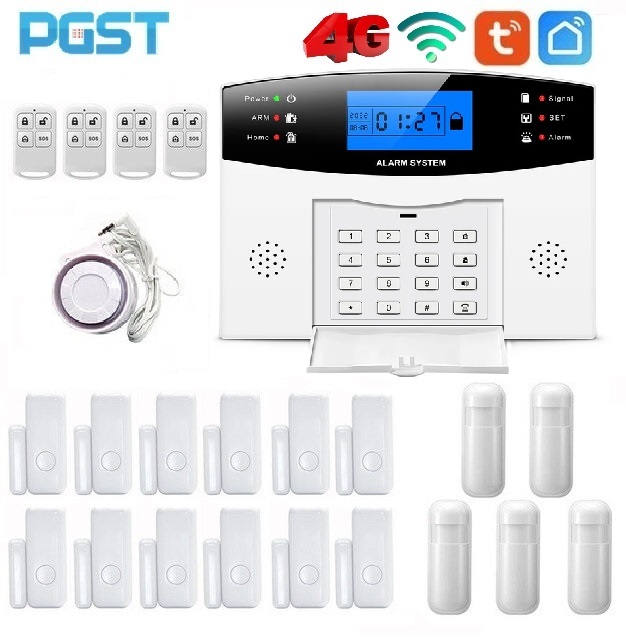 PGST Ασύρματο σύστημα συναγερμού Tuya Smart Life PG-500-K  4G/Wi-Fi