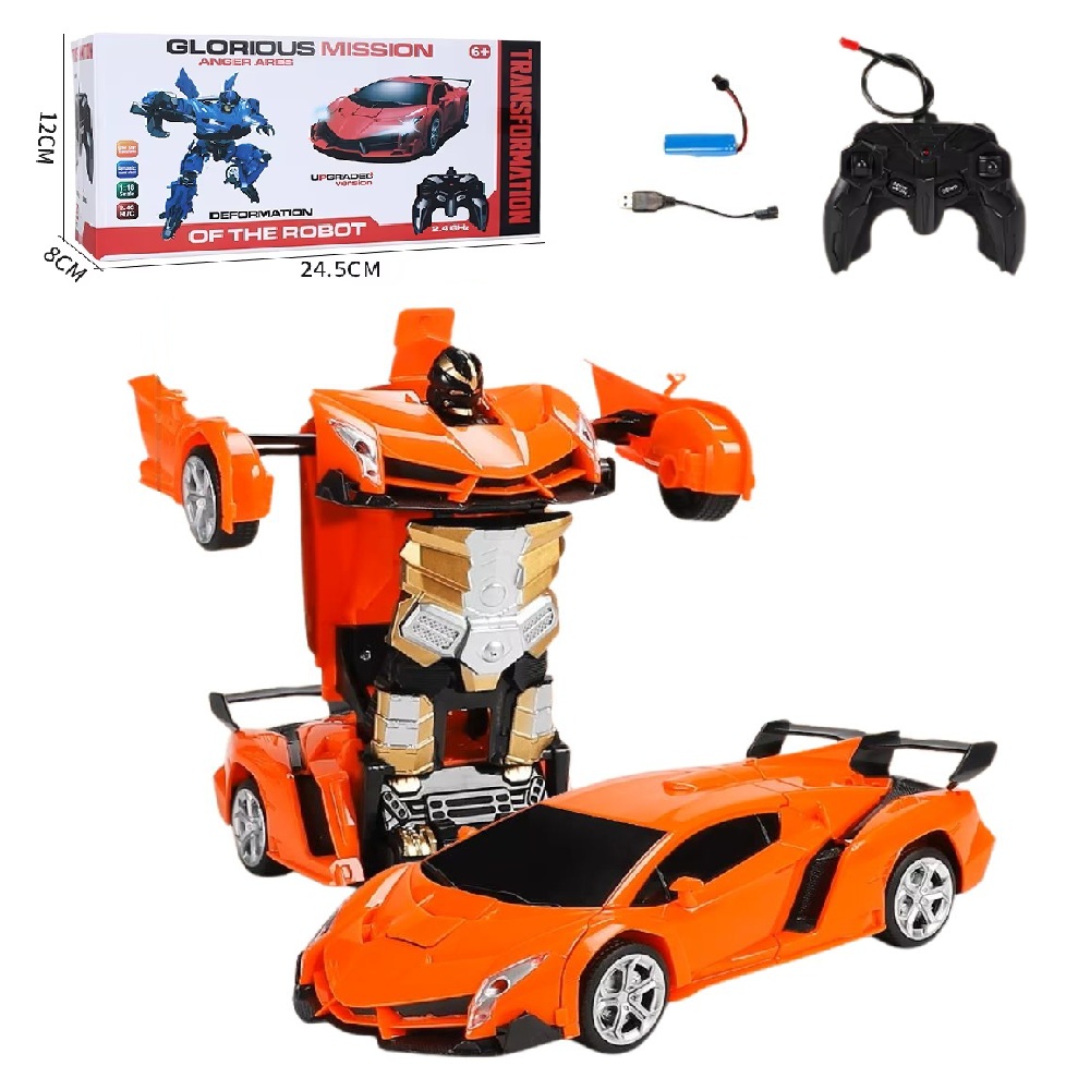 Τηλεκατευθυνόμενο Αυτοκίνητο Transformer 1/18  ORANGE χρώμα JHBPH11423O