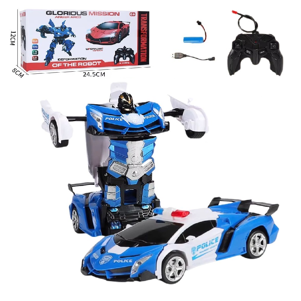Τηλεκατευθυνόμενο Αυτοκίνητο Transformer 1/18  POLICE χρώμα JHBPH11423PO