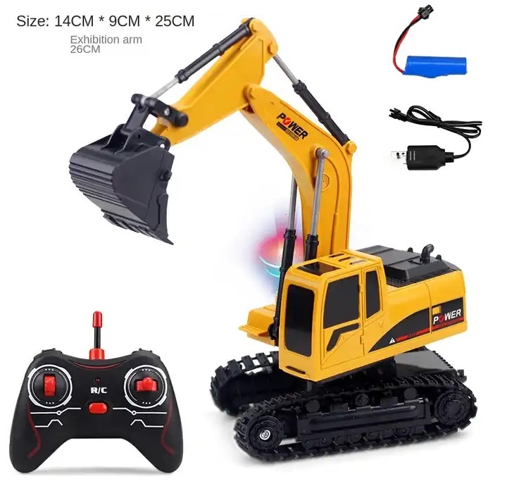 Τηλεκατευθυνόμενος Εκσκαφέας 1/24 RC excavator Yellow BC1028