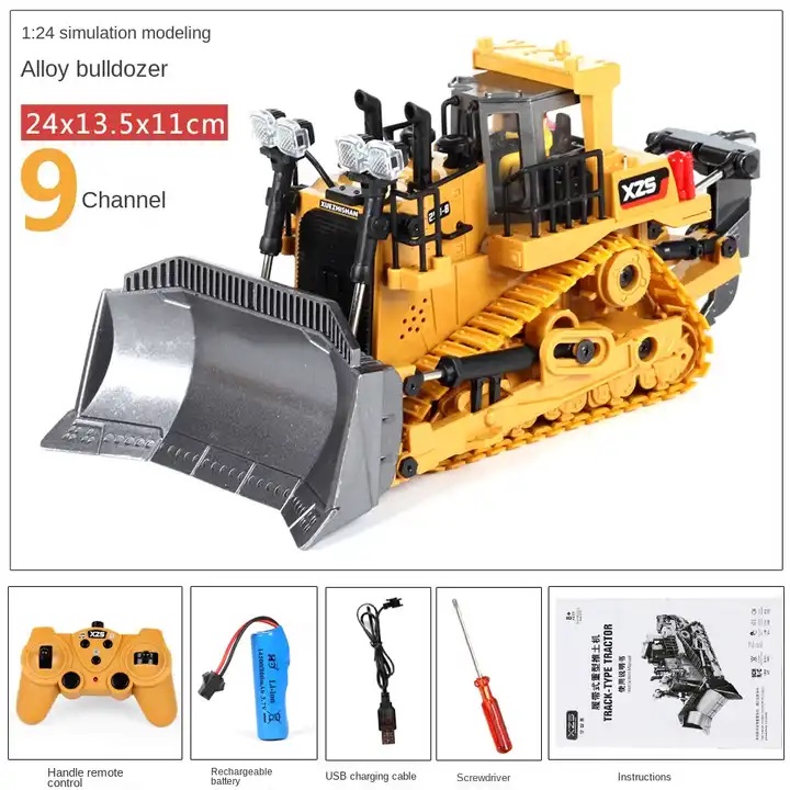 Τηλεκατευθυνόμενη Μπουλντόζα 1/24 RC bulldozer BC-1031