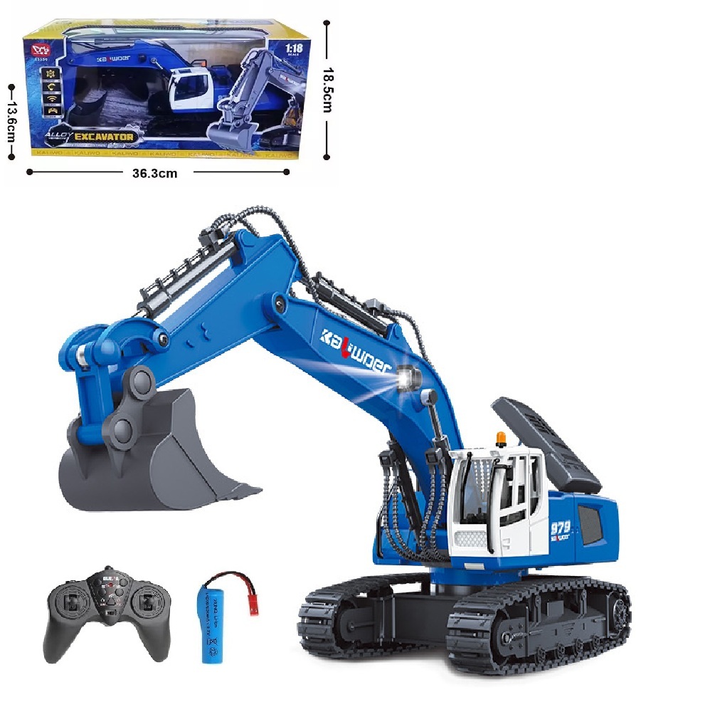 1:18 Τηλεκατευθυνόμενο Εκσκαφέας Excavator RC 2.4G Radio Control JHBPH10907B BLUE 1:18 Τηλεκατευθυνόμενο Εκσκαφέας Excavator RC 2.4G Radio Control JHBPH10907B BLUE