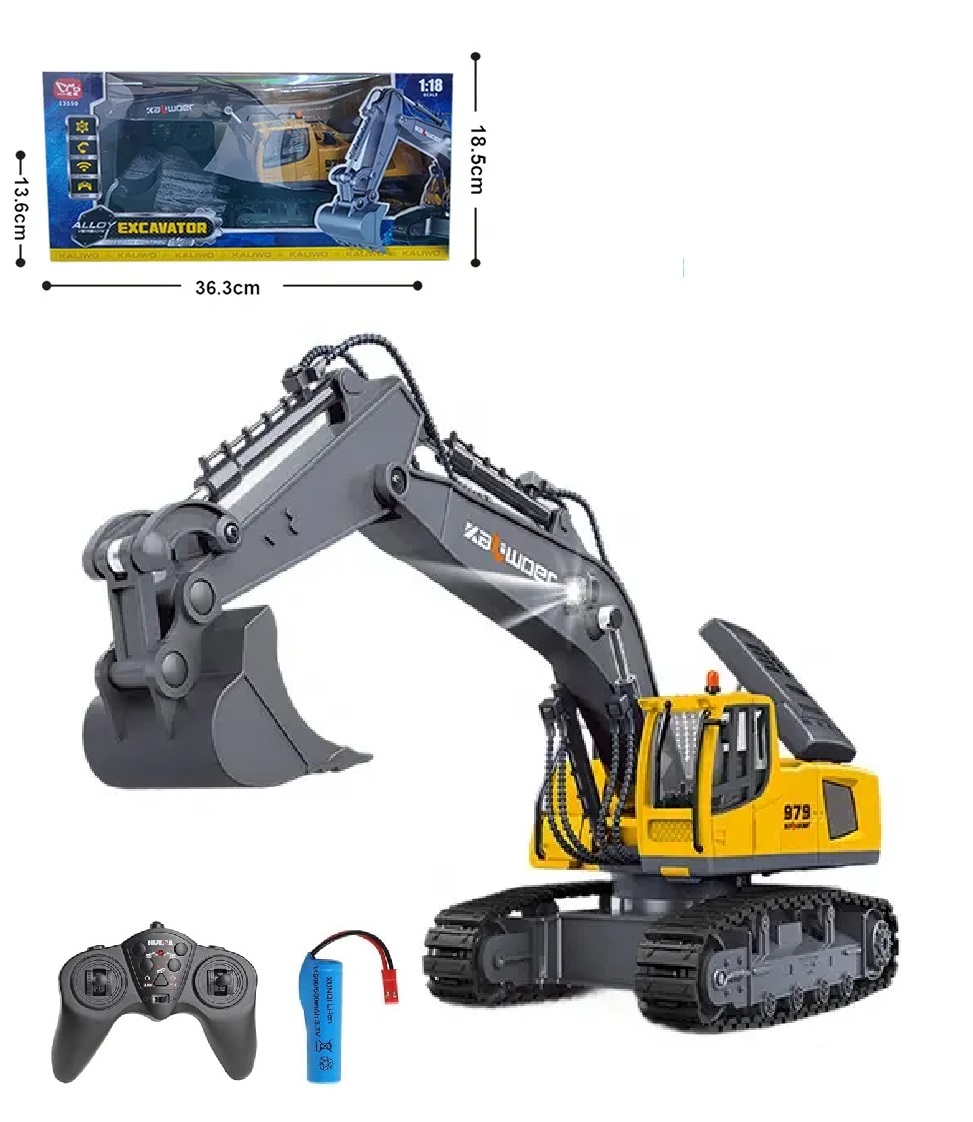 1:18 Τηλεκατευθυνόμενο Εκσκαφέας Excavator RC 2.4G Radio Control JHBPH10907Y YELLOW 1:18 Τηλεκατευθυνόμενο Εκσκαφέας Excavator RC 2.4G Radio Control JHBPH10907Y YELLOW