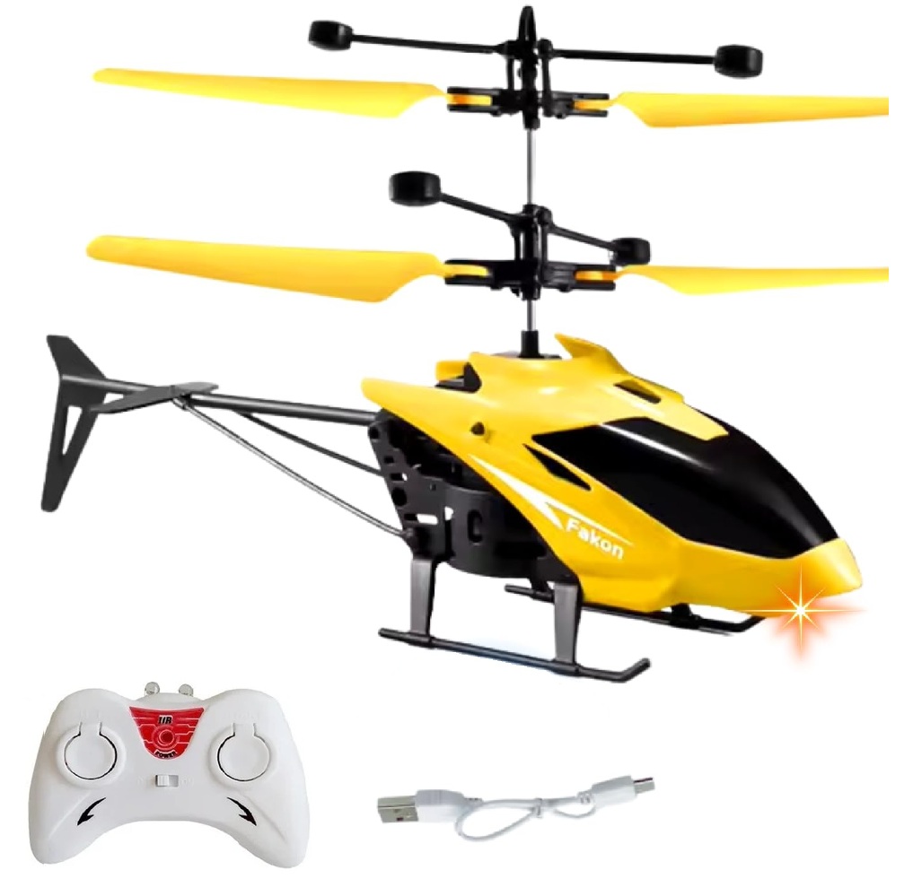 Τηλεκατευθυνόμενο Ελικόπτερο YELLOW χρώμα RC Helicopter JHBPH10841Y