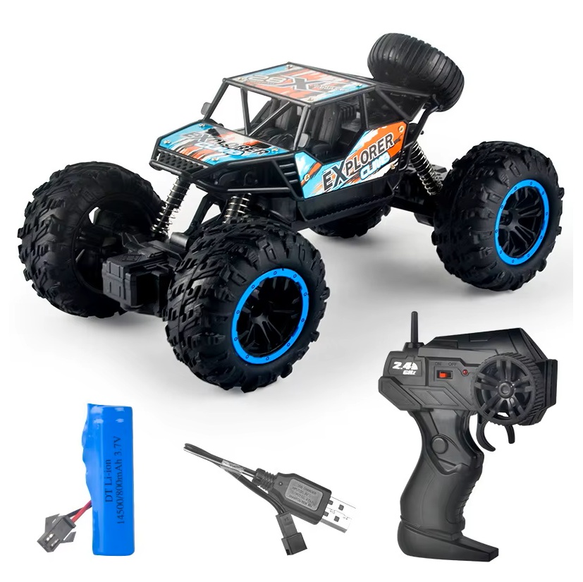 Τηλεκατευθυνόμενο Αυτοκίνητο RC 4WD Off-Road 1/18  BLUE χρώμα JHBPH11661BL