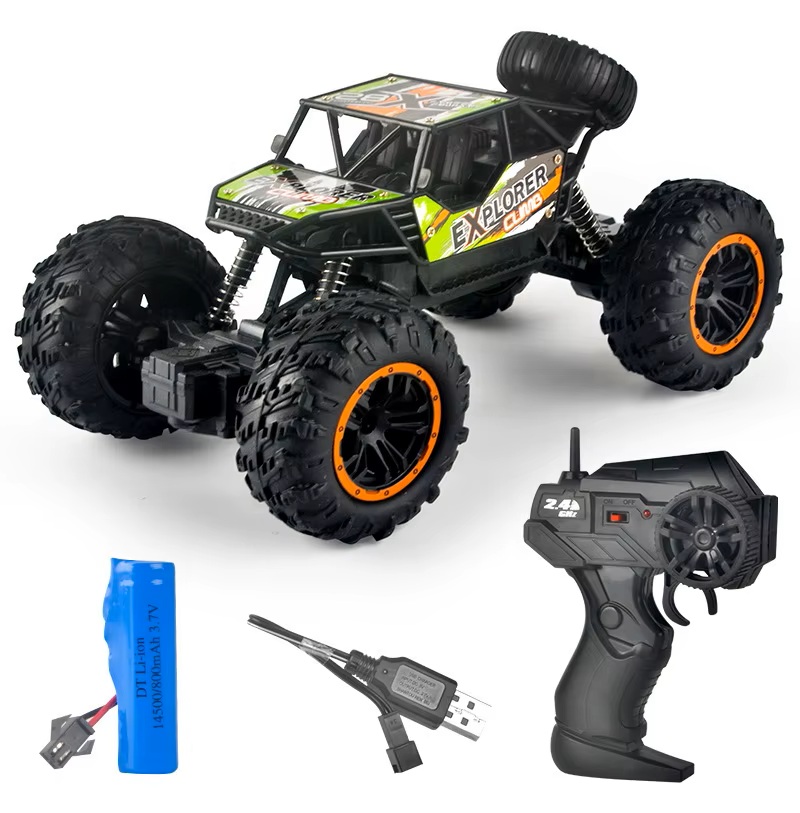 Τηλεκατευθυνόμενο Αυτοκίνητο RC 4WD Off-Road 1/18  GREEN χρώμα JHBPH11661G