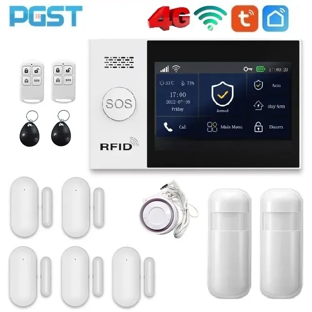 PGST Ασύρματο σύστημα συναγερμού Tuya Smart Life PG-107-D  4G/Wi-Fi