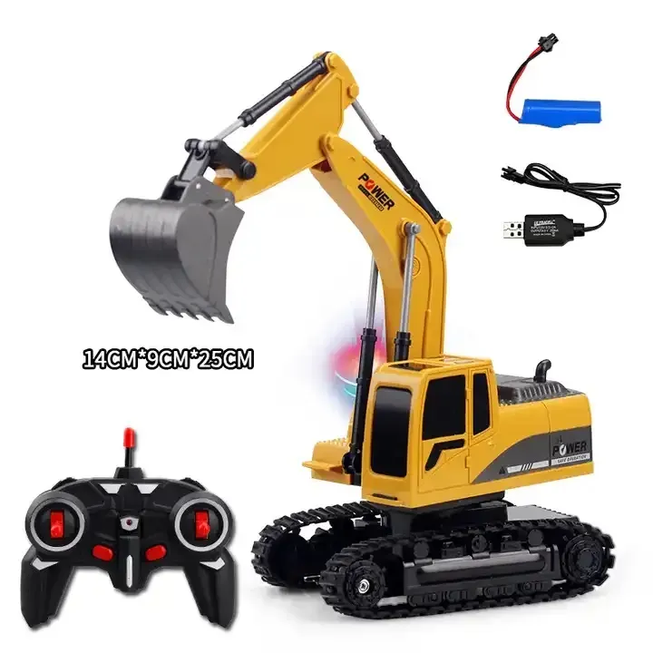 Τηλεκατευθυνόμενος Εκσκαφέας 1/24 RC excavator Yellow BC1027