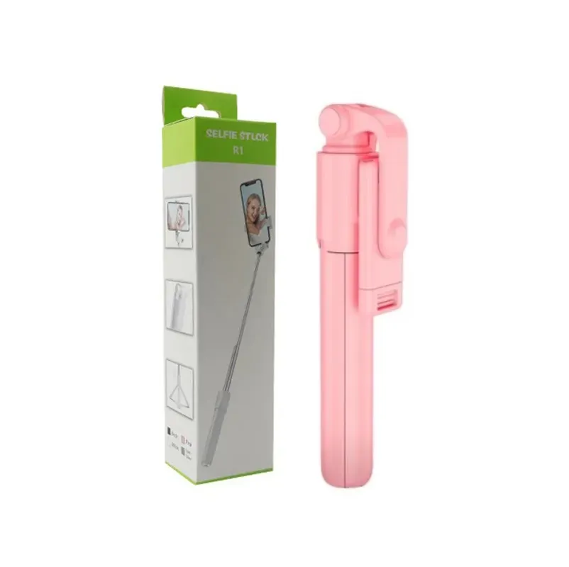 Selfie Stick με Bluetooth PINK P20S-R1-P
