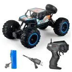 Τηλεκατευθυνόμενο Αυτοκίνητο RC 4WD Off-Road 1/18  BLUE χρώμα JHBPH11661BL