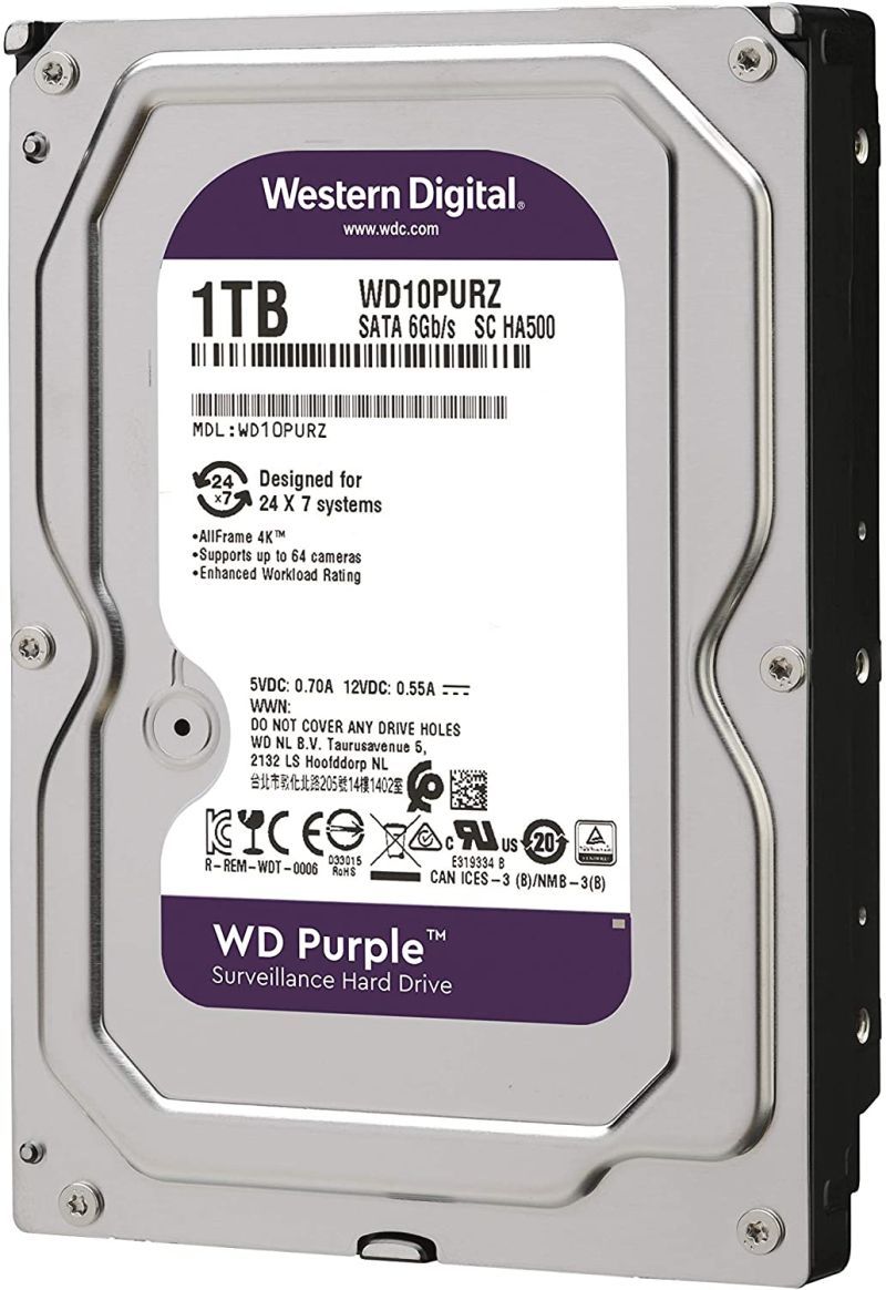 Φωτογραφία από HDD 1TB WD10PURZ ΣΚΛΗΡΟΣ ΔΙΣΚΟΣ WESTERN DIGITAL