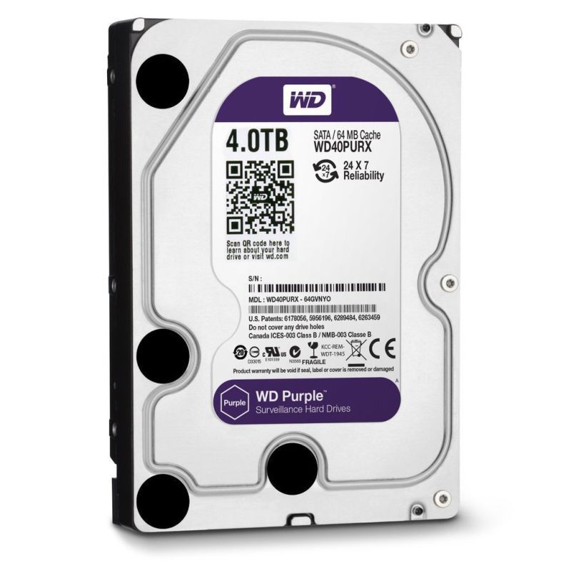 Φωτογραφία από HDD 4TB WD40PURX ΣΚΛΗΡΟΣ ΔΙΣΚΟΣ WESTERN DIGITAL