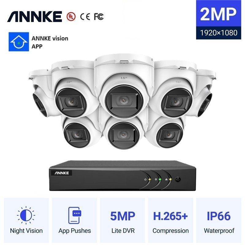 Φωτογραφία από ANNKE CCTV 16CH 5MP DVR + 8  2MP TURRET Cameras ΕΞΩΤΕΡΙΚΕΣ FULL SET DW61LD-C51BZ08