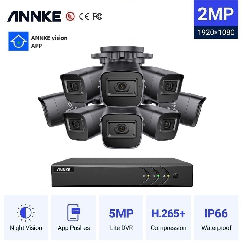 Φωτογραφία από ANNKE CCTV 16CH 5MP DVR + 8  2MP BULLET Cameras ΕΞΩΤΕΡΙΚΕΣ FULL SET DW61LD-CT1GR08