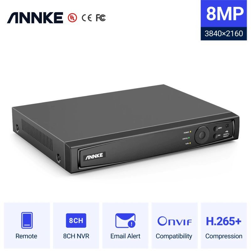 Φωτογραφία από ANNKE Δικτυακό Καταγραφικό 8 CHANNEL POE 12MP 4K N48PAW