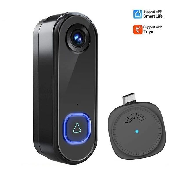 Φωτογραφία από Ασύρματο κουδούνι πορτας doorbell TUYA Wi-Fi DB12