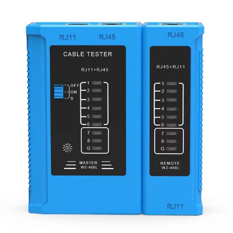 Φωτογραφία από OEM Network tester Έλεγχος δικτυακών καλωδίων RJ45 και RJ11 N-WZ-468L BLUE