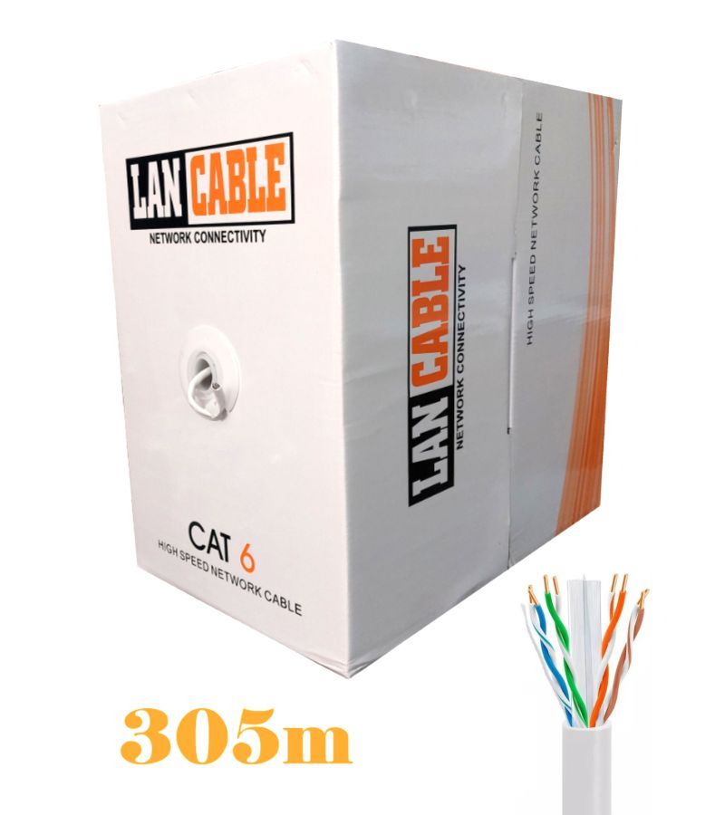 Φωτογραφία από CAT6 U/UTP Καλώδιο Δικτύου Ethernet 305m Λευκό SN-CAT6-23CCA305M