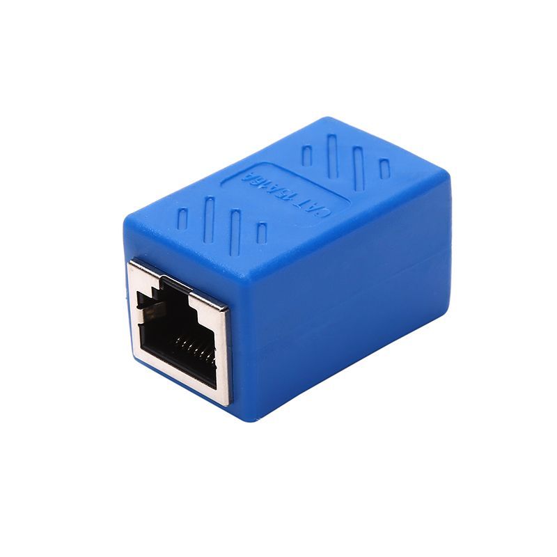 Φωτογραφία από RJ45 Connector Network Cable Adapter Shielded CAT5 CAT5e CAT6 CAT7 BLUE
