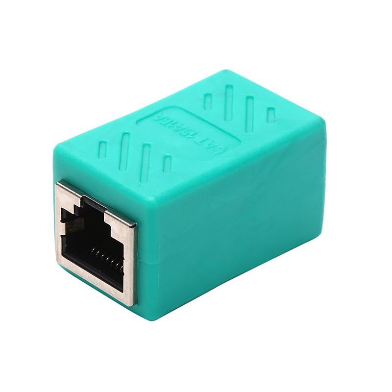 Φωτογραφία από RJ45 Connector Network Cable Adapter Shielded CAT5 CAT5e CAT6 CAT7 GREEN