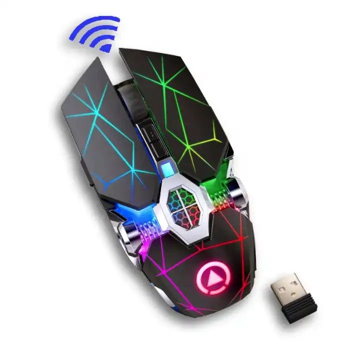 Φωτογραφία από Silver Eagle A7 Gaming Ποντίκι 3200 DPI Μαύρο SEA7B Silent Black 
