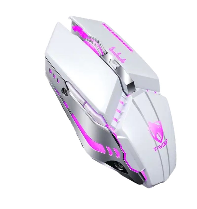 Φωτογραφία από T-Wolf Q15 Gaming mouse Ποντίκι 1600 DPI TWQ15W White 