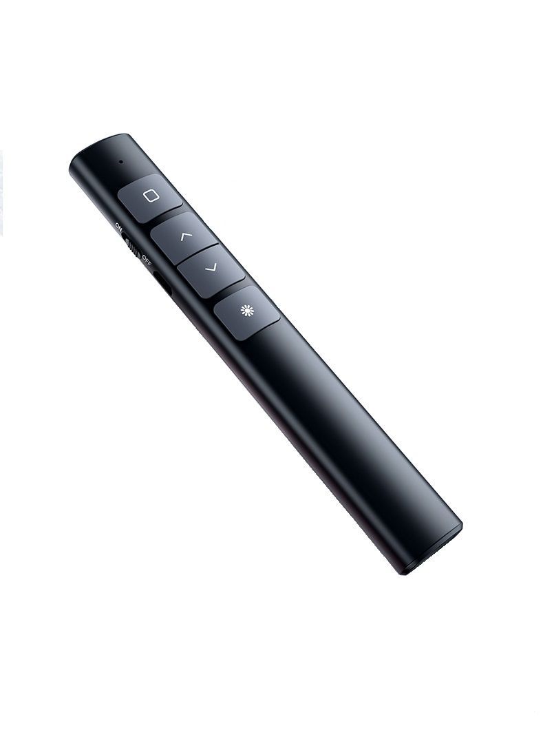 Φωτογραφία από 2.4 GHz Wireless 100m Presenter with Red Pointer Pen USB RF Remote Control BLACK