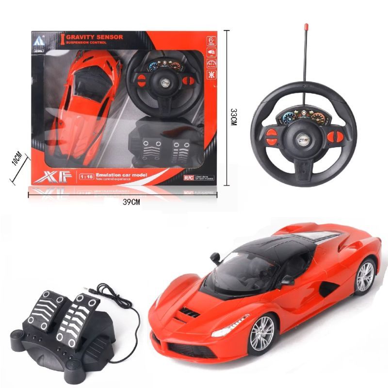 Φωτογραφία από Τηλεκατευθυνόμενο FERRARI Αγωνιστικό με Φρένο-Γκάζι Επαναφορτιζόμενο RED