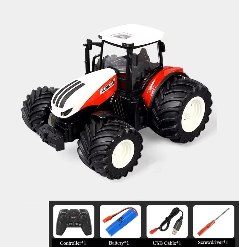 Φωτογραφία από Τηλεκατευθυνόμενο Τρακτέρ Tractor 1/24 RC RED SHRC-9900168R
