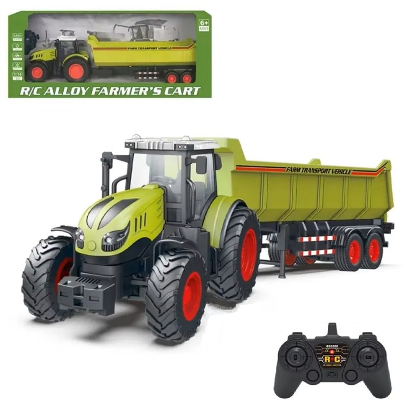 Φωτογραφία από Τηλεκατευθυνόμενο Τρακτέρ Tractor 1/14 RC GREEN JHBPHDT020457G