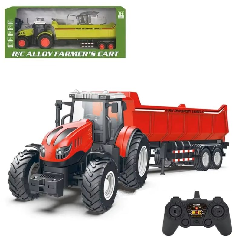 Φωτογραφία από Τηλεκατευθυνόμενο Τρακτέρ Tractor 1/14 RC RED JHBPHDT020457R
