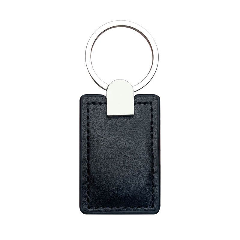 Φωτογραφία από Μαγνητικό Tag Πρόσβασης 13.56kHz OEM BLACK LEATHER RFID IC Key Tag / Key fob NFC