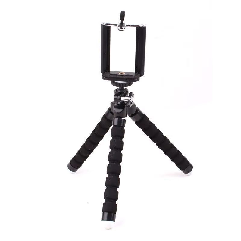 Φωτογραφία από Universal Flexible Τρίποδο – Μίνι mini tripod BLACK
