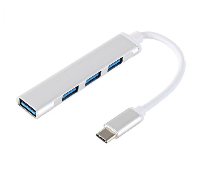 Φωτογραφία από USB 3.0 4 Port Hub with USB Type C docking station