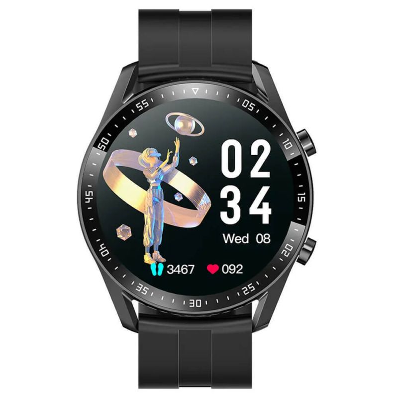 Φωτογραφία από Smartwatch C300 46mm C300BS Black Silicone